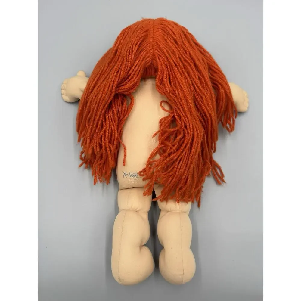 Vintage 1982 Cabbage Patch Kids Doll Red Orange Hair Blue Eyes Dimples Caleco